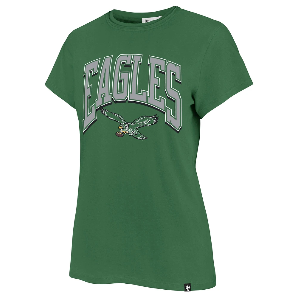 T-shirt vert Kelly '47 pour femme Philadelphia Eagles Treasure Frankie