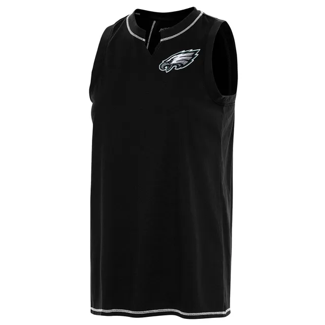 Lids Philadelphia Eagles Women's Plus Team Racerback Tank Top - Black