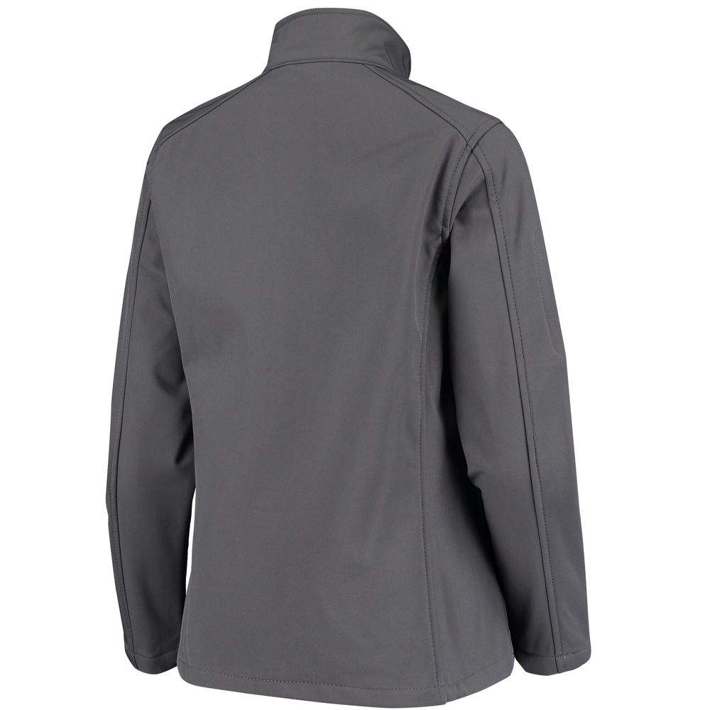 Women's Charcoal Philadelphia Eagles Full-Zip Sonoma Softshell Jacket