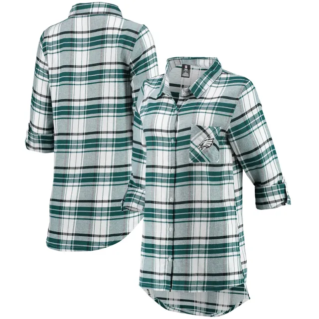 Chicago Cubs Concepts Sport Women's Breakout Flannel Long Sleeve Nightshirt - Royal/Red