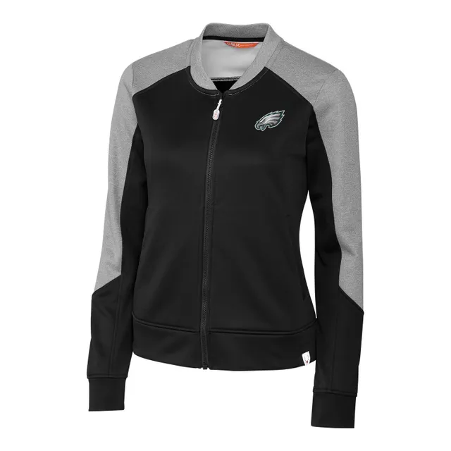 Men's Tommy Hilfiger Black Philadelphia Eagles Full-Zip Varsity Jacket