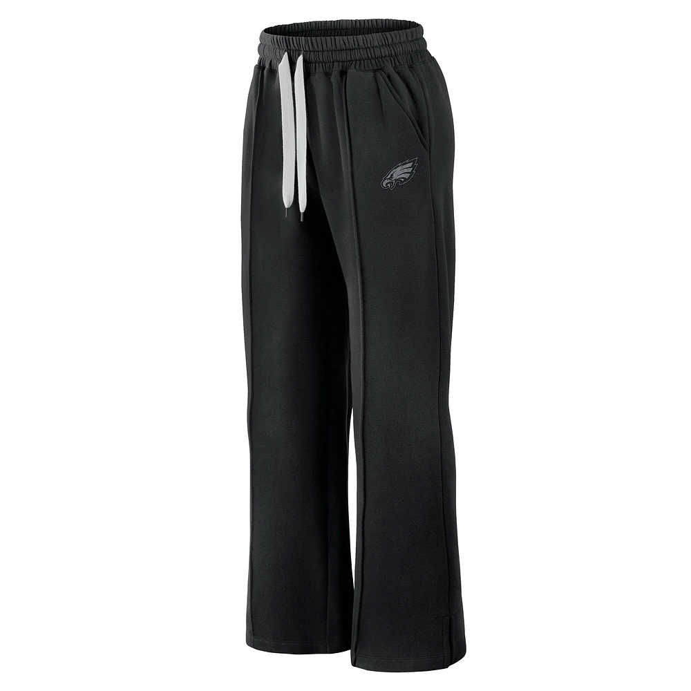 Women's Fanatics Black Philadelphia Eagles Elements Fleece Sweatpants