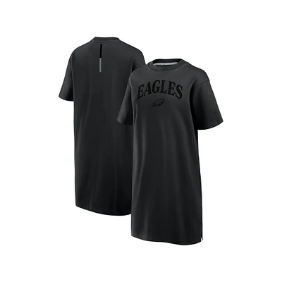 Women's Fanatics Black Philadelphia Eagles Elements Go Tri-Blend Dress