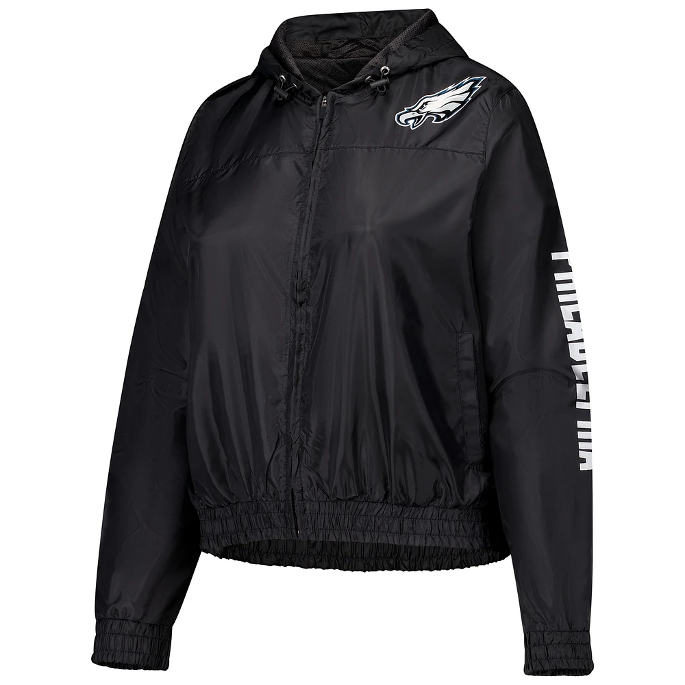 Women's Fanatics Black Philadelphia Eagles Full-Zip Jacket