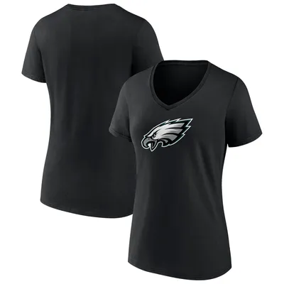 Philadelphia Eagles Fanatics Branded Women's Primary Team Logo V-Neck T-Shirt