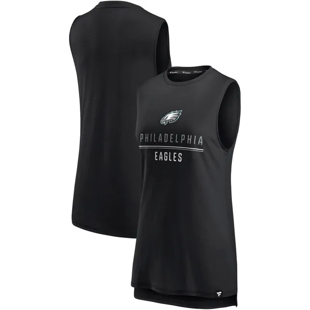 Fanatics Branded Women's Philadelphia Eagles Black Plus Team Racerback Tank  Top