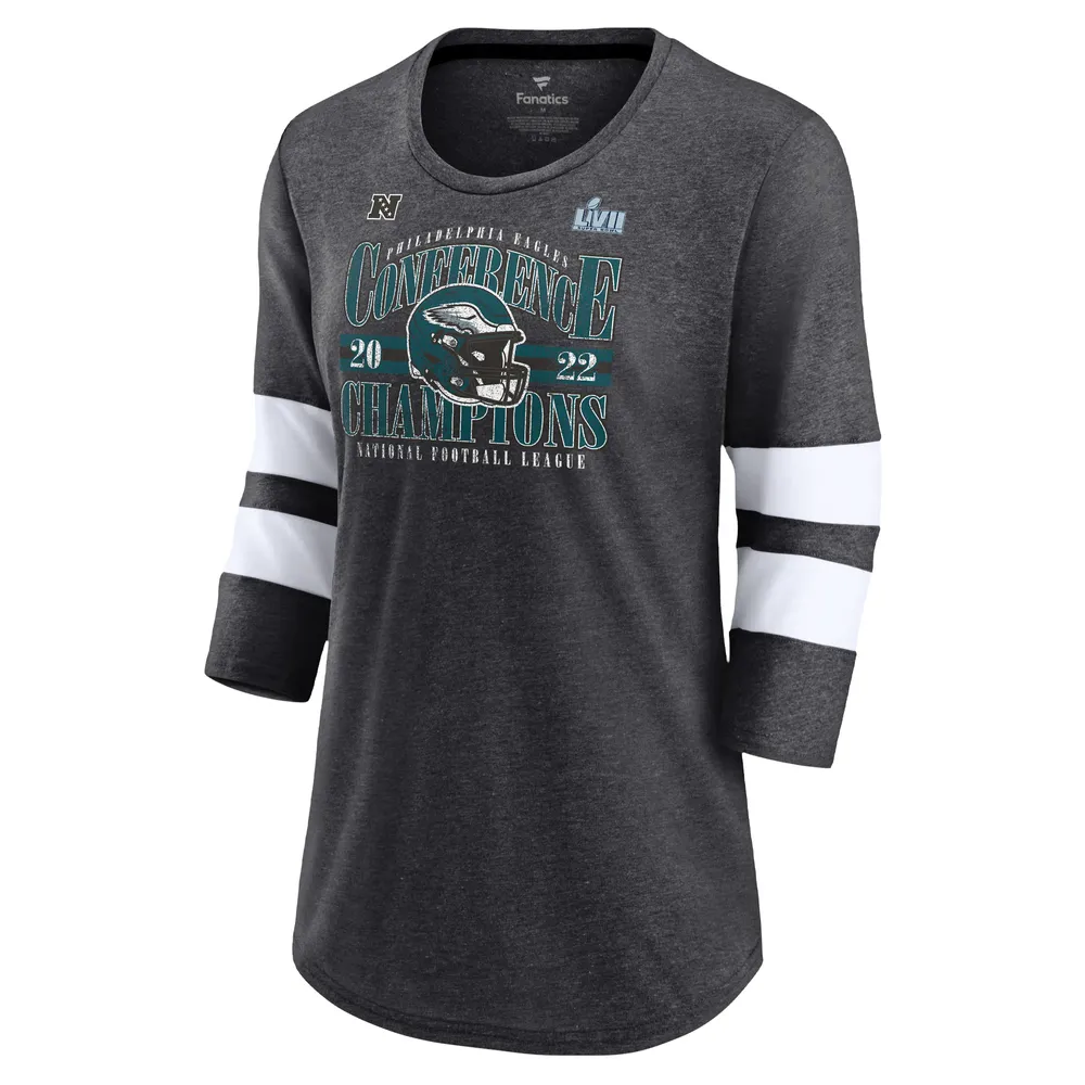 Long printed T-shirt - Dark grey/Philadelphia Eagles - Ladies