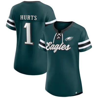 Jalen Hurts Philadelphia Eagles Majestic Threads Women's Player Name &  Number Tri-Blend 3/4-Sleeve Fitted T-Shirt - Green