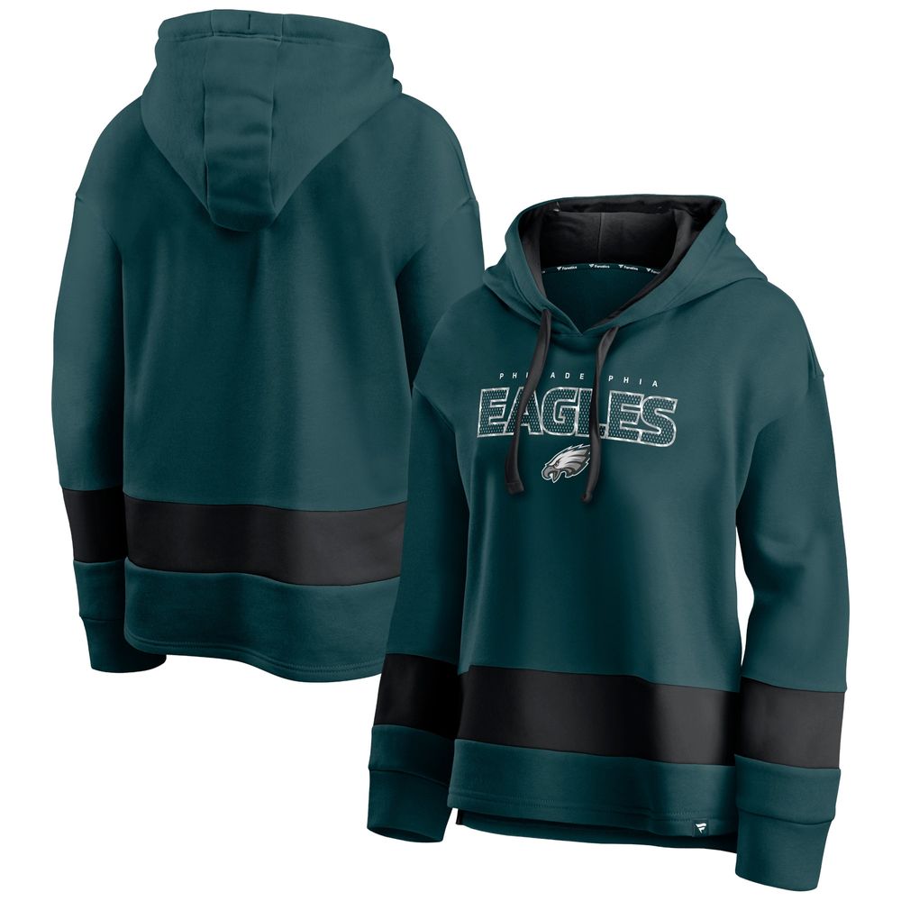 Fanatics Branded Women's Fanatics Branded Midnight Green Philadelphia  Eagles Colors of Pride Colorblock - Pullover Hoodie