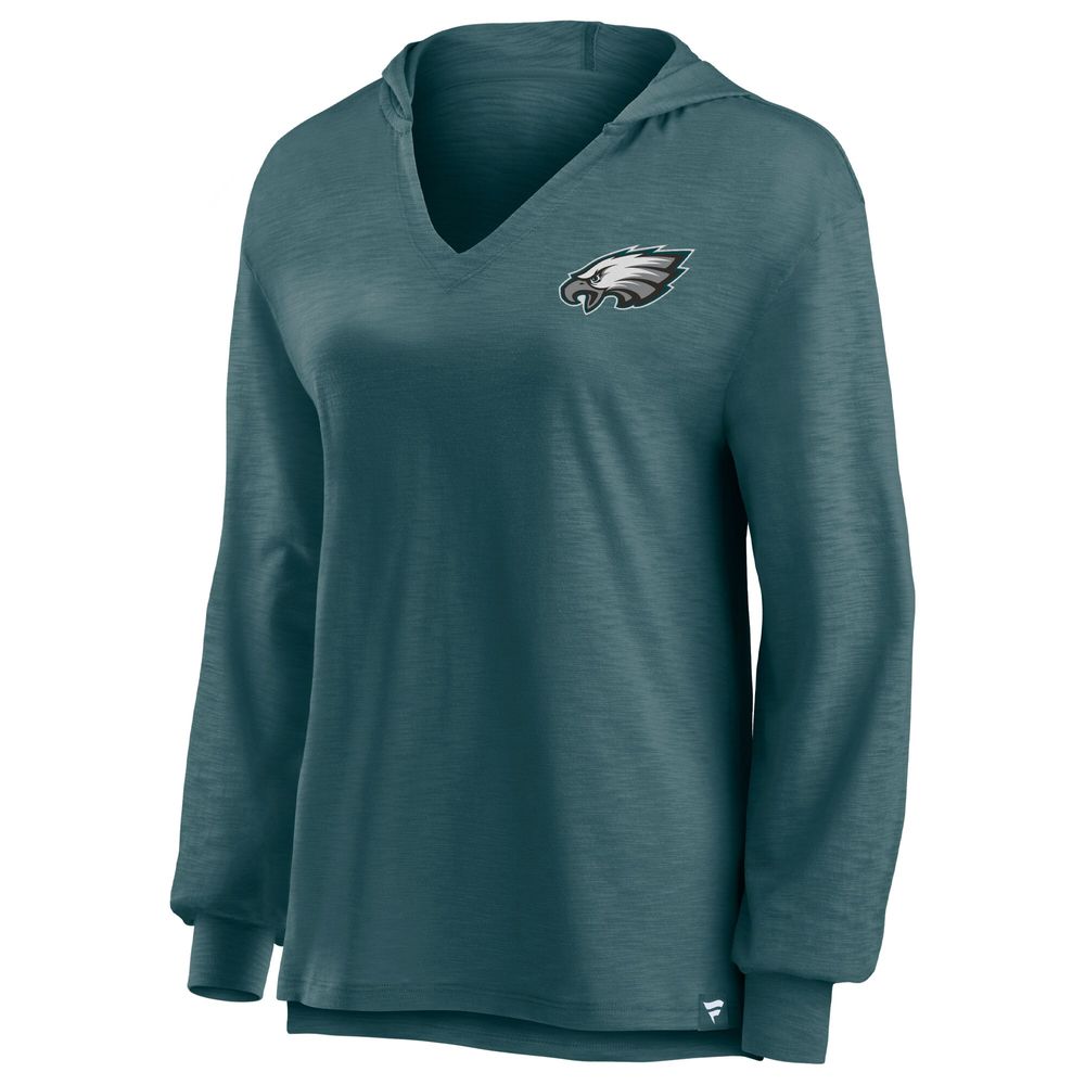 Fanatics Branded Women's Fanatics Branded Midnight Green Philadelphia  Eagles Jumper V-Neck Pullover Hoodie