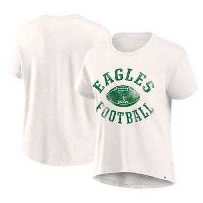 T-shirt de football à domicile pour femme Fanatics Cream Philadelphia Eagles