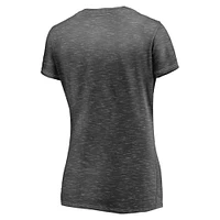 Women's Fanatics  Graphite Philadelphia Eagles Super Bowl LIX Champions Own the Moment V-Neck T-Shirt