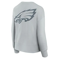 Sweat-shirt à capuche gris Philadelphia Eagles Elements pour femme Fanatics