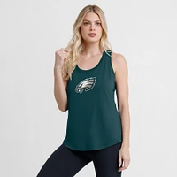 Women's Fanatics Midnight Green Philadelphia Eagles Iron Fan Tank Top