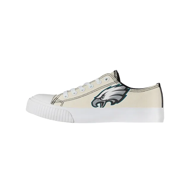 Miami Dolphins FOCO Women's Low Top Canvas Shoes - Cream