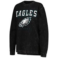 Sweat-shirt à enfiler confortable G-III 4Her by Carl Banks des Eagles de Philadelphie pour femme, noir