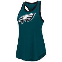 Débardeur Tater G-III 4Her by Carl Banks Midnight Green pour femme des Eagles de Philadelphie