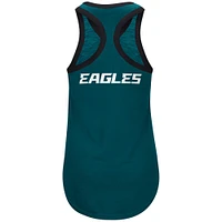 Débardeur Tater G-III 4Her by Carl Banks Midnight Green pour femme des Eagles de Philadelphie