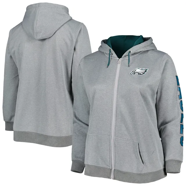 Philadelphia Eagles NFL Women's Plus Size Full Zip Hoodie *Multiple Colors*