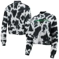 Philadelphia Eagles Junk Food Women's Tie-Dye Cropped Pullover