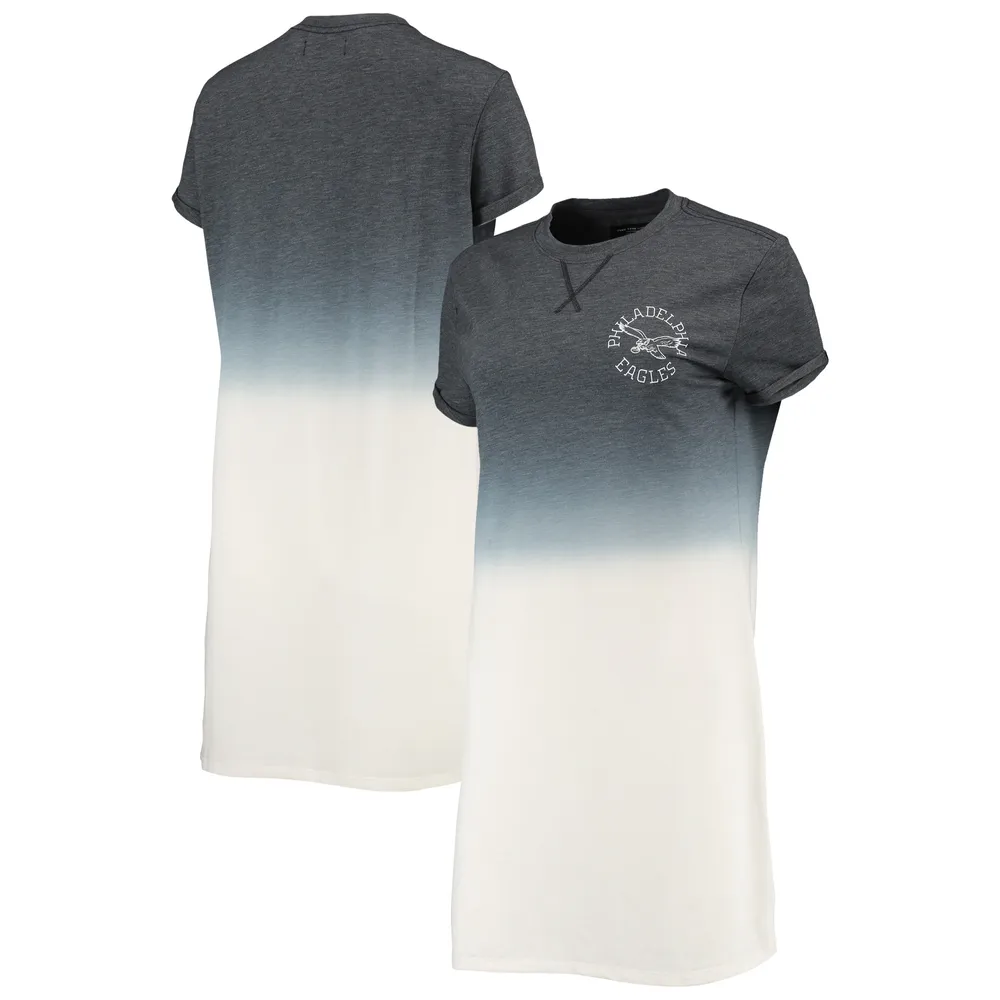 Lids Philadelphia Eagles Junk Food Women's Ombre Tri-Blend T-Shirt Dress -  Heathered Black/White