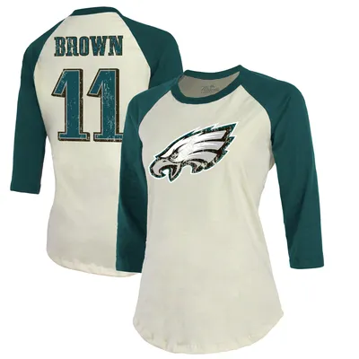 A.J. Brown Philadelphia Eagles Nike Player Name & Number T-Shirt - Black