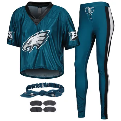 Philadelphia Eagles Women's Game Day Costume Set - Midnight Green