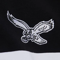 Veste zippée quart de tour noire pour femme des Philadelphia Eagles Mitchell & Ness