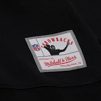 Veste zippée quart de tour noire pour femme des Philadelphia Eagles Mitchell & Ness