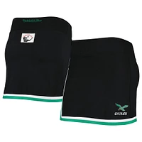 Jupe-short noire pour femme Mitchell & Ness Philadelphia Eagles