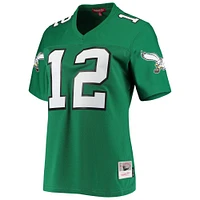 Maillot réplique Mitchell & Ness Randall Cunningham Kelly Green Philadelphia Eagles 1990 Legacy pour femme