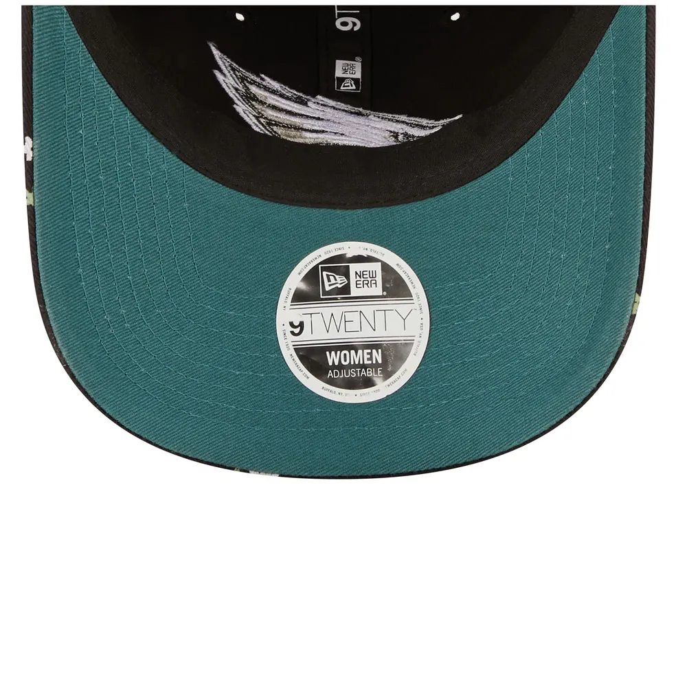 Women's New Era White/Black Philadelphia Eagles Plus Size Athletic