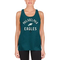 Débardeur New Era vert nuit pour femme des Eagles de Philadelphie 2024 NFL Training Camp