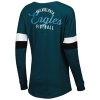 Women's Philadelphia Eagles New Era Midnight Green Plus Size Lace