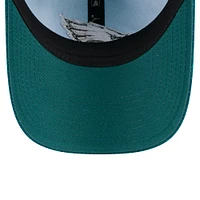 Casquette réglable New Era vert nuit Philadelphia Eagles Smiley 9TWENTY pour femme