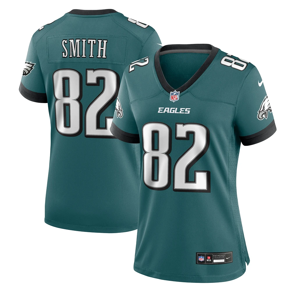 Maillot de match Nike Ainias Smith pour femme, vert nuit, Philadelphia Eagles