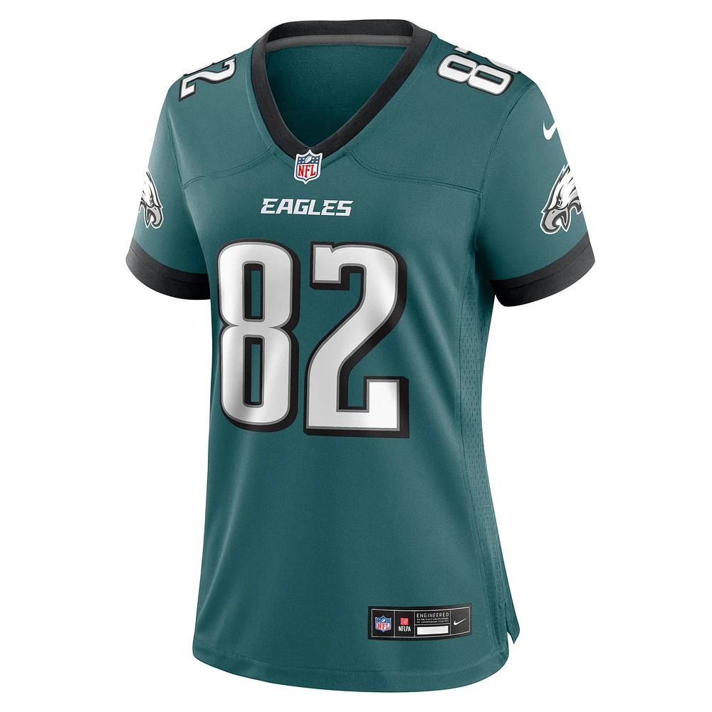 Maillot de match Nike Ainias Smith pour femme, vert nuit, Philadelphia Eagles