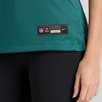 Nike A.J. Femme Maillot de match l'équipe des Eagles Philadelphie, marron, vert minuit