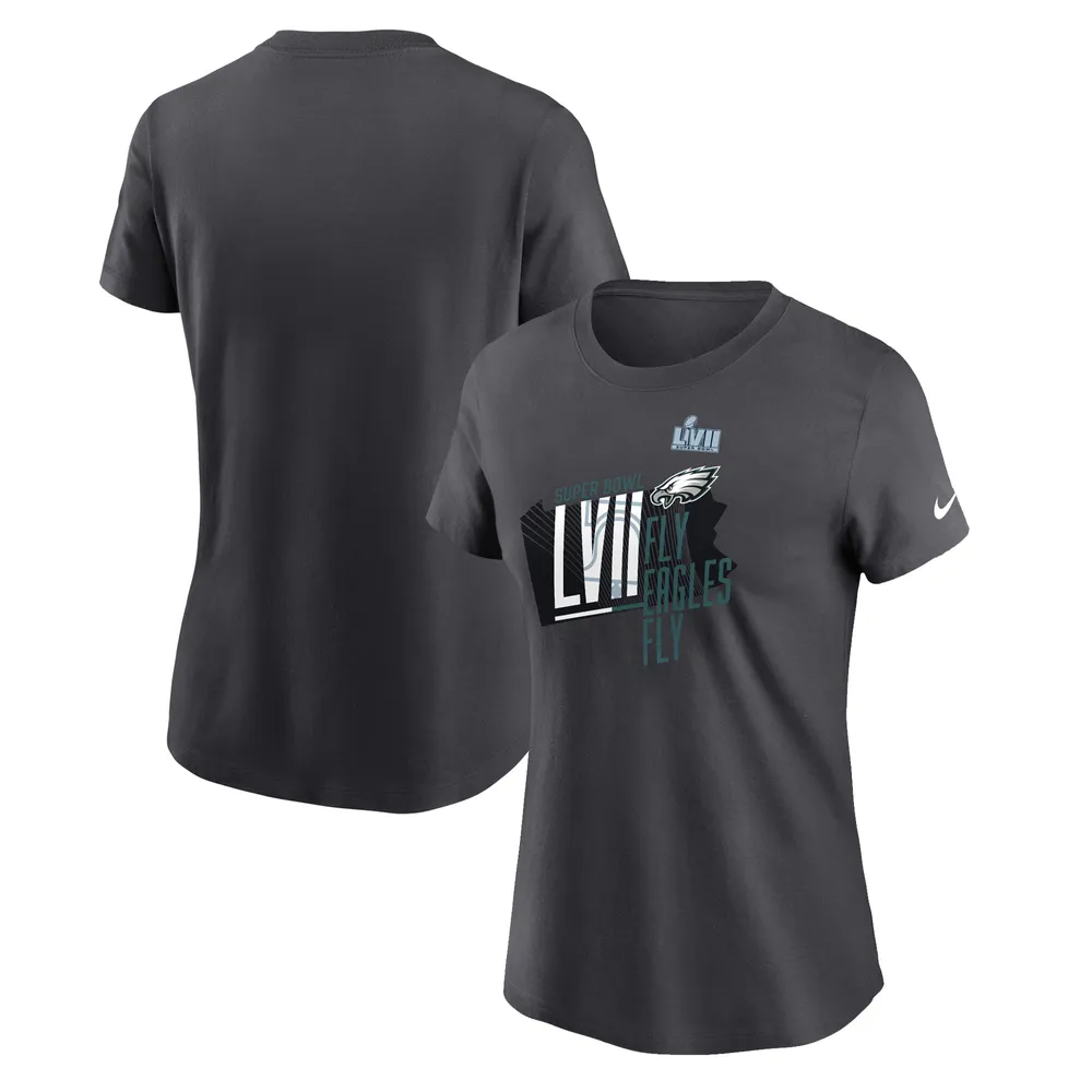 Nike Women's White Philadelphia Eagles Super Bowl LVII T-shirt