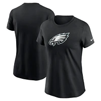 Women's Nike Black Philadelphia Eagles  Primary Logo T-Shirt