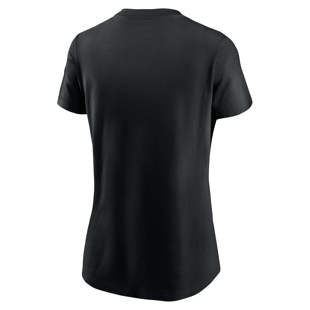 Women's Nike Black Philadelphia Eagles  Primary Logo T-Shirt