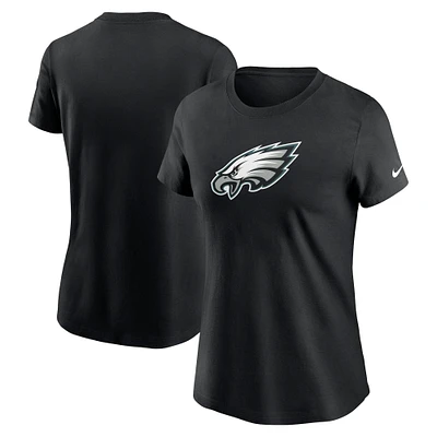 Women's Nike Black Philadelphia Eagles  Primary Logo T-Shirt