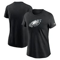 Women's Nike Black Philadelphia Eagles  Primary Logo T-Shirt