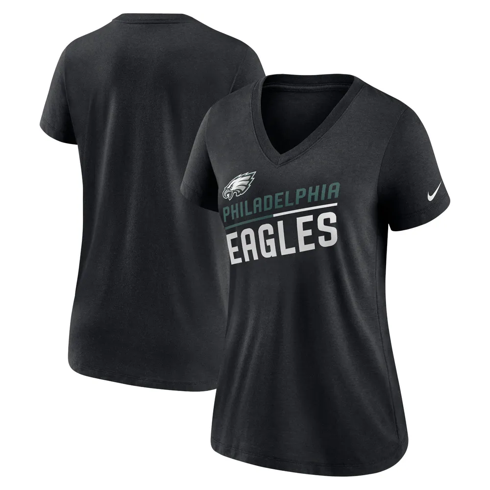 Plus Size - NFL Philadelphia Eagles Black V-Neck Football Tee - Torrid