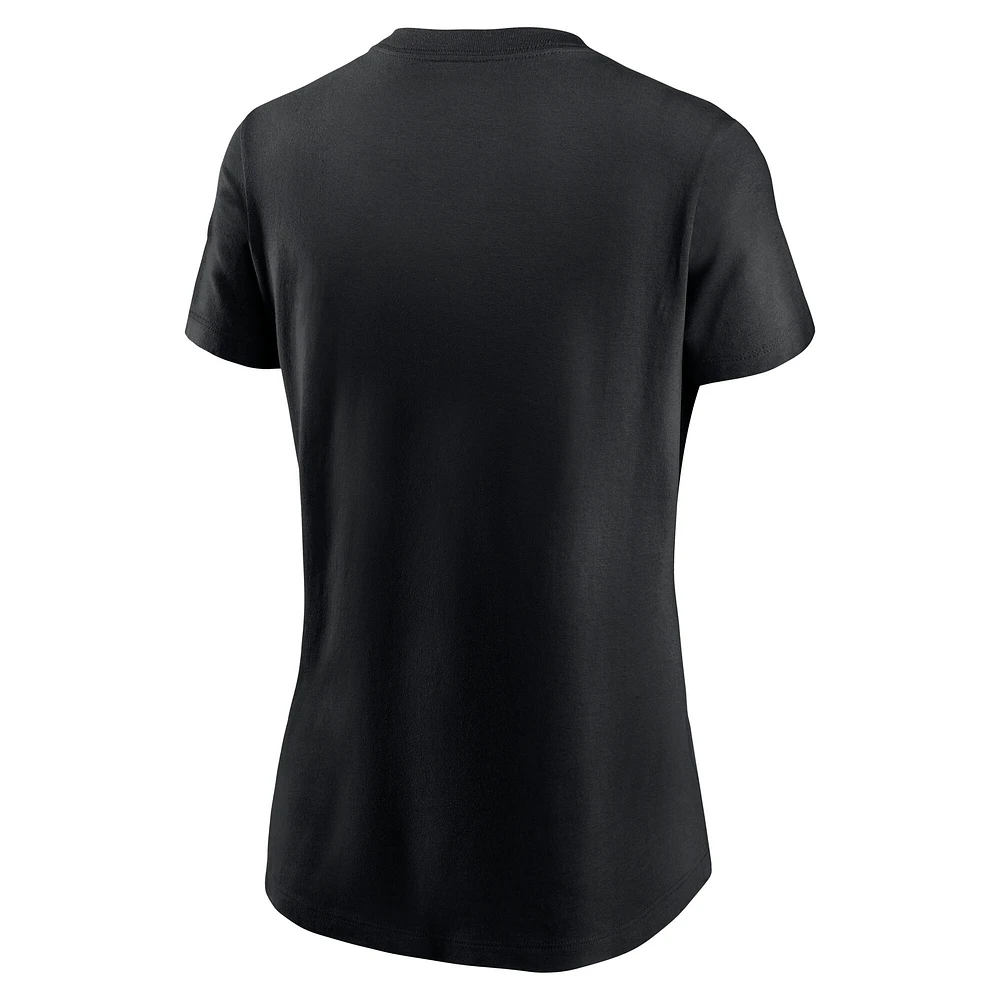 Women's Nike  Black Philadelphia Eagles Super Bowl LIX Champions Lombardi Trophy T-Shirt