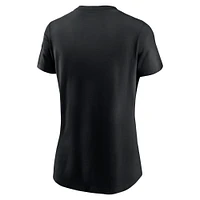 Women's Nike  Black Philadelphia Eagles Super Bowl LIX Champions Lombardi Trophy T-Shirt