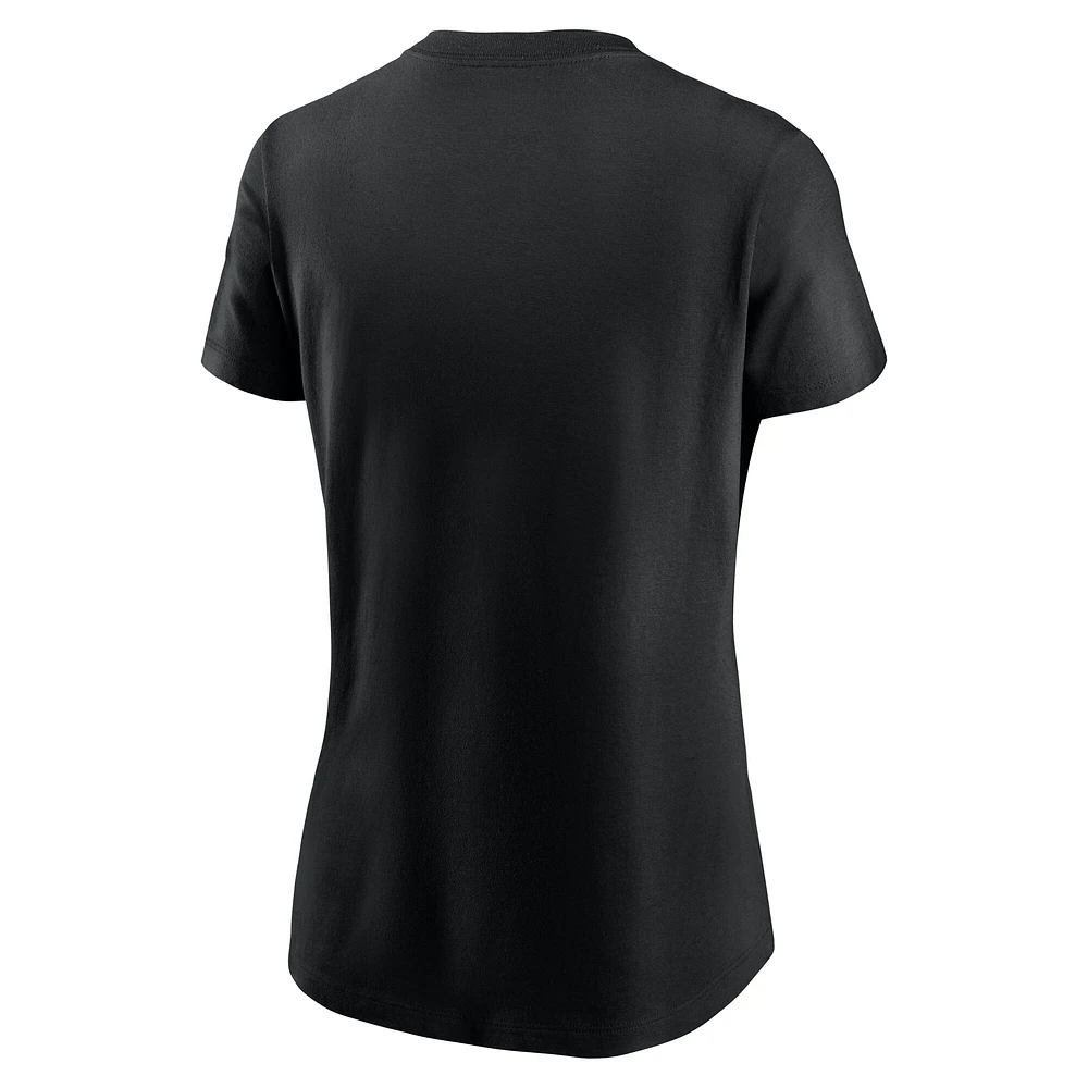 Women's Nike  Black Philadelphia Eagles Super Bowl LIX Champions Tailsweep T-Shirt