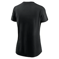 Women's Nike  Black Philadelphia Eagles Super Bowl LIX Champions Tailsweep T-Shirt