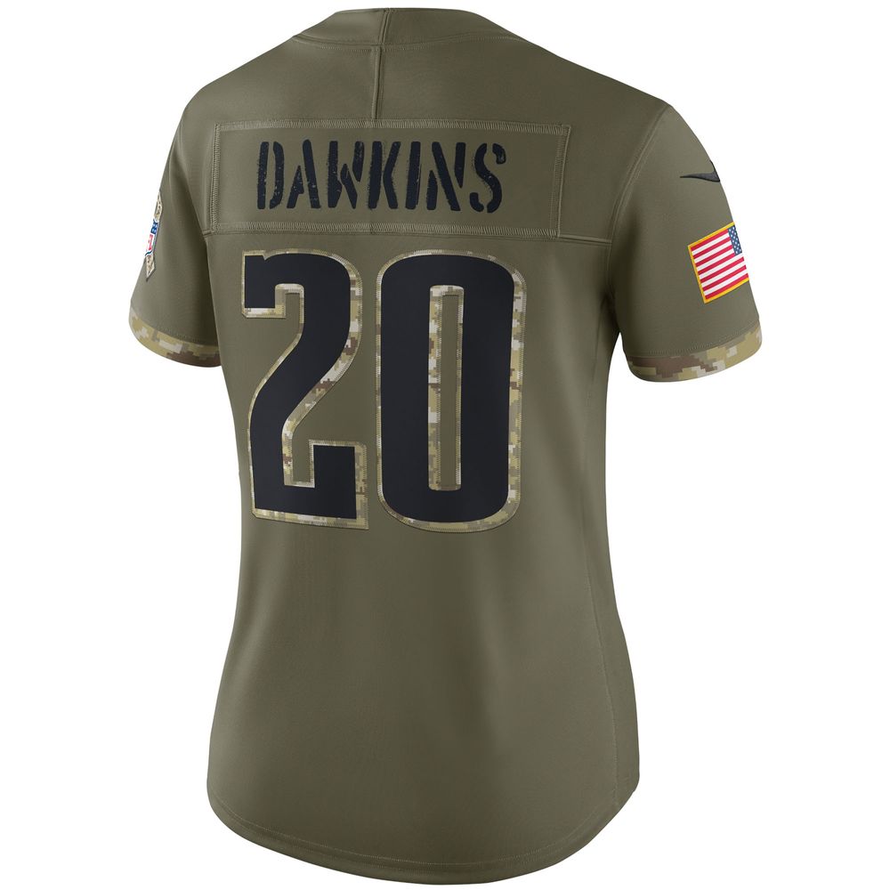 Nike Women's Nike Brian Dawkins Olive Philadelphia Eagles 2022