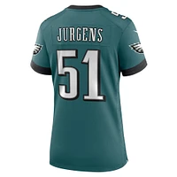 Women's Nike Cam Jurgens Midnight Green Philadelphia Eagles Team Game Jersey